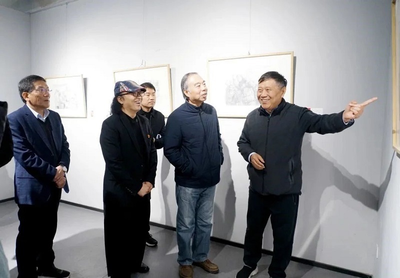 励志丹青——刘德山美术作品展在太阳成集团tyc122cc举行