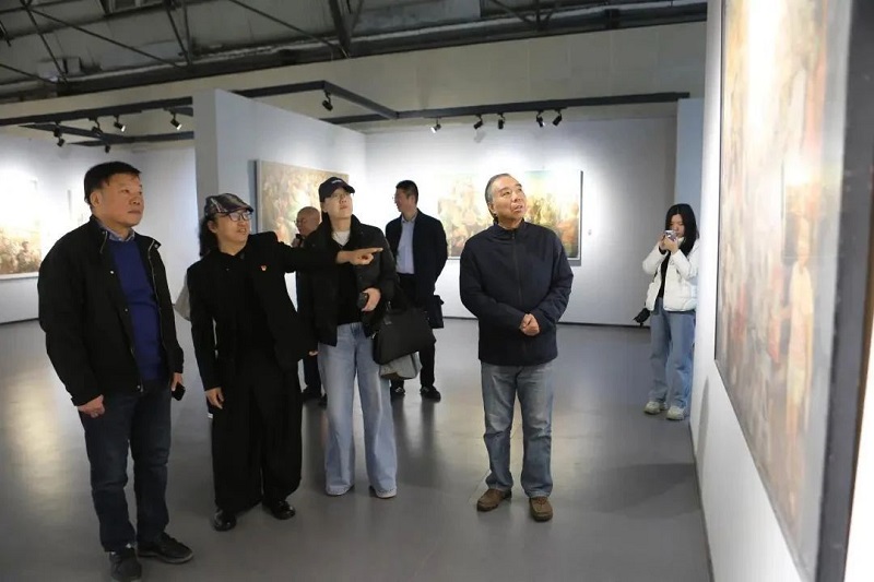 励志丹青——刘德山美术作品展在太阳成集团tyc122cc举行