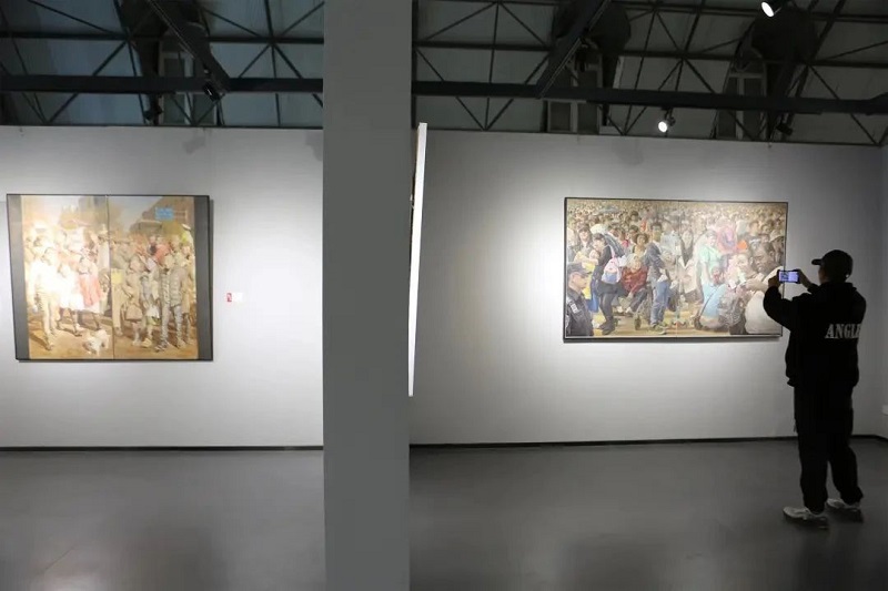 励志丹青——刘德山美术作品展在太阳成集团tyc122cc举行