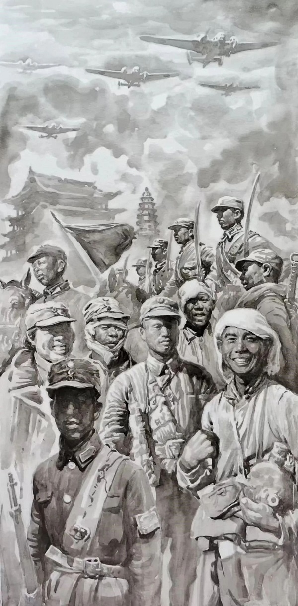 励志丹青——刘德山美术作品展在太阳成集团tyc122cc举行