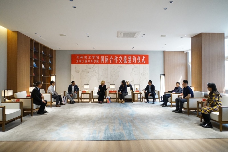 我校举行加拿大谢尔丹学院交流合作签约仪式