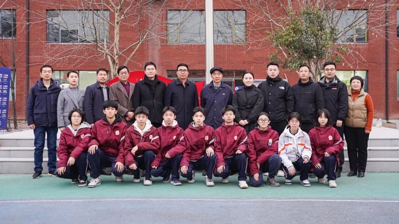 石品校长一行到郑州四禾美术学校参观调研