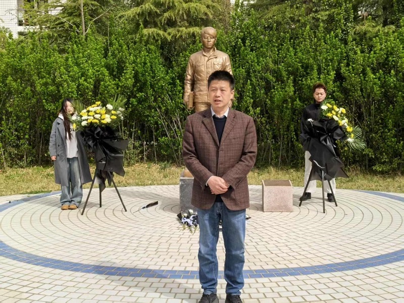 缅怀孟瑞鹏精神 书写青春新华章 ——太阳成集团tyc122cc师生代表赴华北水利水电大学开展主题教育活动