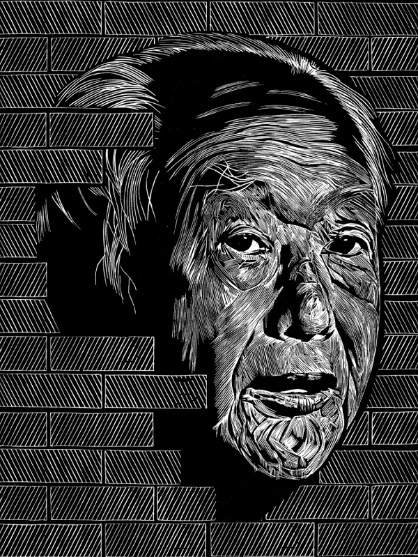 纪念红旗渠通水60周年|大渠青梦——张伟元红旗渠百大工匠版画艺术展暨作品捐赠仪式在我校举行