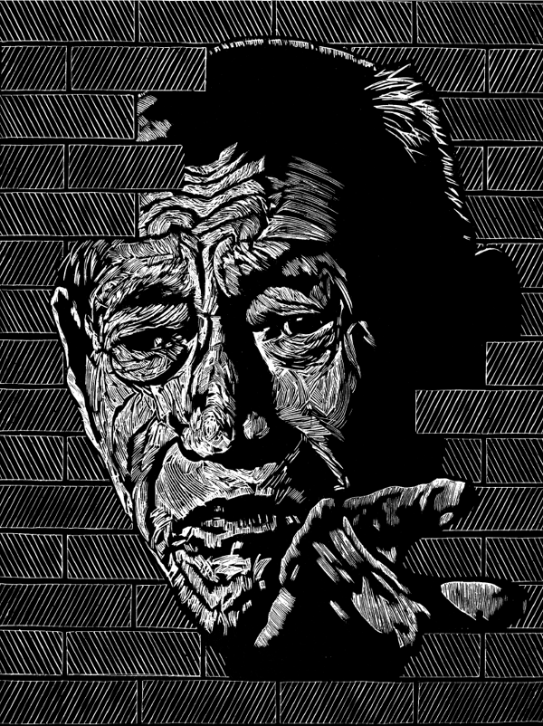 纪念红旗渠通水60周年|大渠青梦——张伟元红旗渠百大工匠版画艺术展暨作品捐赠仪式在我校举行