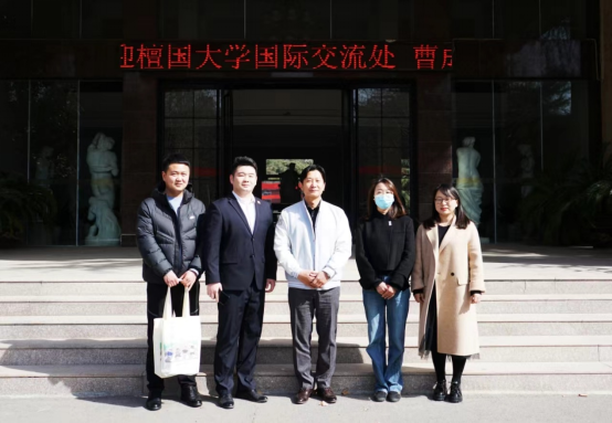 韩国檀国大学来我校交流洽谈