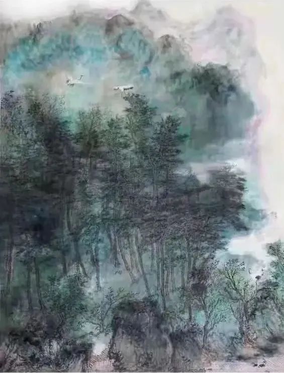 喜迎二十大 丹青颂党恩——易斯顿美术学院师生主题创作（一）