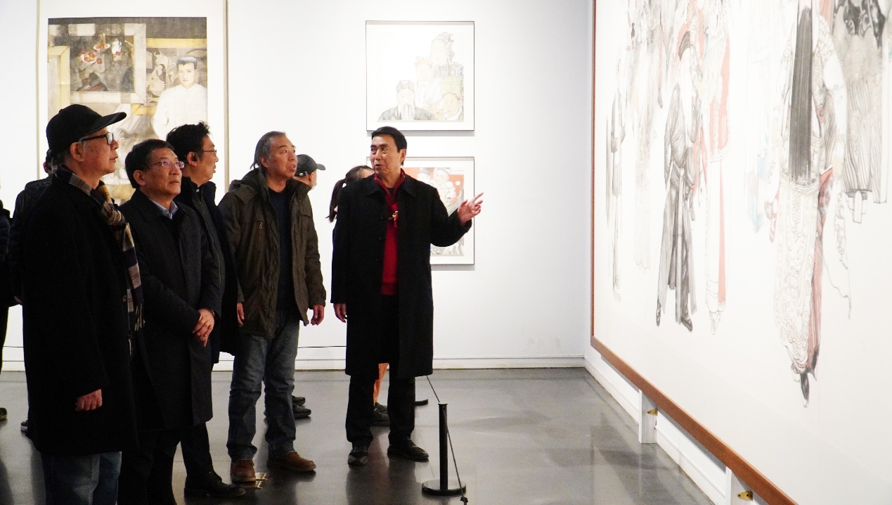 我校名誉教授王颖生绘画作品展在郑州美术馆隆重开幕