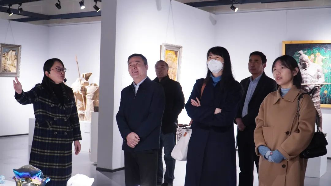 河南博物院副院长、工会主席史自强一行莅临我集团调研指导工作
