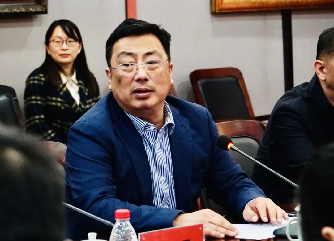 河南省教育厅高教处处长张水潮一行莅临我集团调研指导工作
