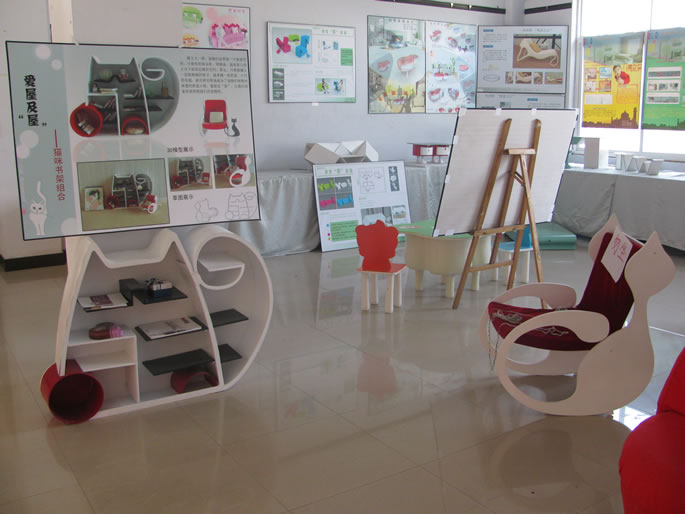 我集团2008级产品艺术设计专业学生举办家具设计展 我集团2008级产品艺术设计专业学生举办家具设计展