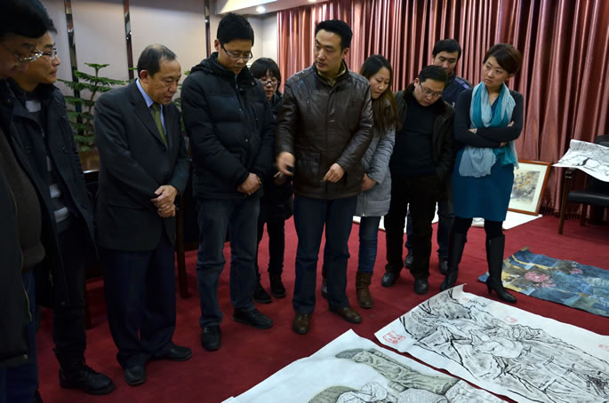 澳籍著名华人艺术家翁真如先生到我集团作学术讲座 澳籍著名华人艺术家翁真如先生到我集团作学术讲座