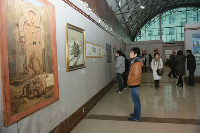我集团成功举办第四届教师作品展 我集团成功举办第四届教师作品展