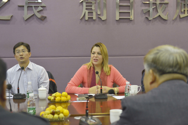 罗马尼亚考察团一行对我集团进行友好访问 罗马尼亚考察团一行对我集团进行友好访问