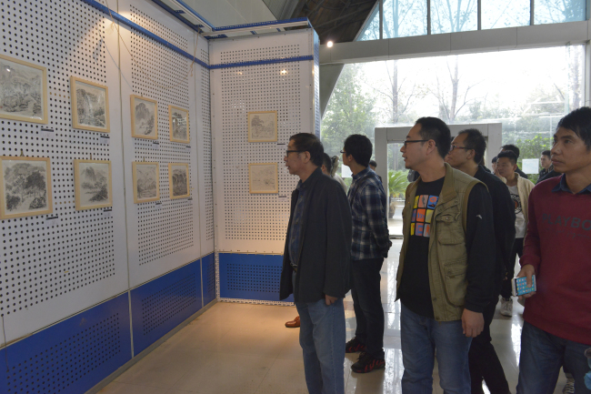 2015级《艺术实践》课程写生作品展开幕 2015级《艺术实践》课程写生作品展开幕