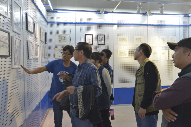 2015级《艺术实践》课程写生作品展开幕 2015级《艺术实践》课程写生作品展开幕