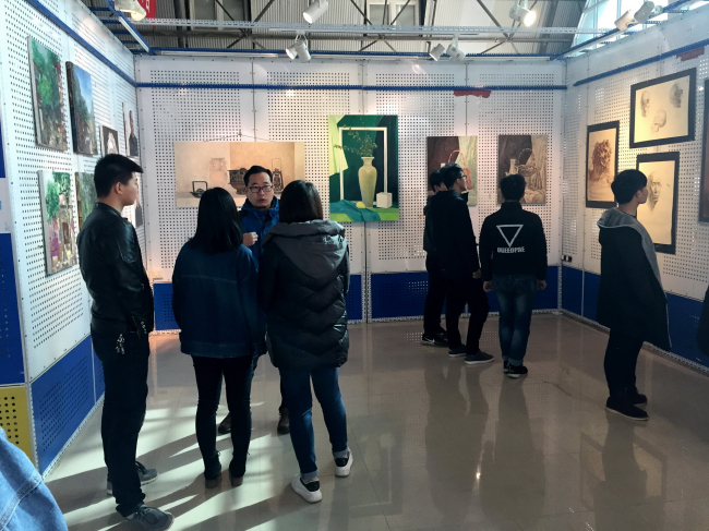 我集团俄罗斯外教维克多教授油画工作室作品展隆重开幕 我集团俄罗斯外教维克多教授油画工作室作品展隆重开幕