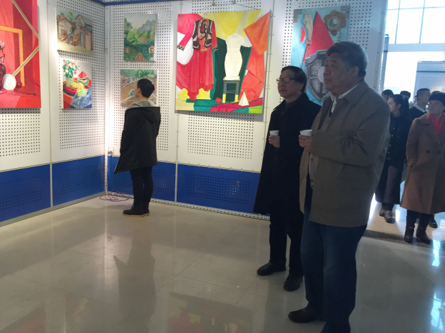 我集团俄罗斯外教维克多教授油画工作室作品展隆重开幕 我集团俄罗斯外教维克多教授油画工作室作品展隆重开幕