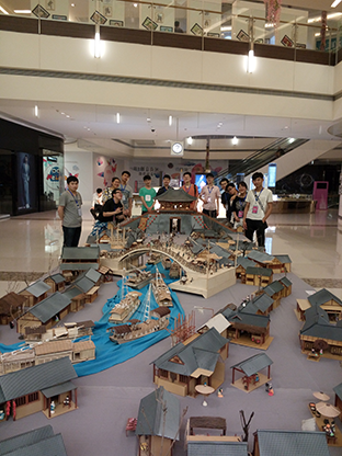 《清明上河图》复原模型制作——《建筑模型制作》课程作业展示 《清明上河图》复原模型制作——《建筑模型制作》课程作业展示