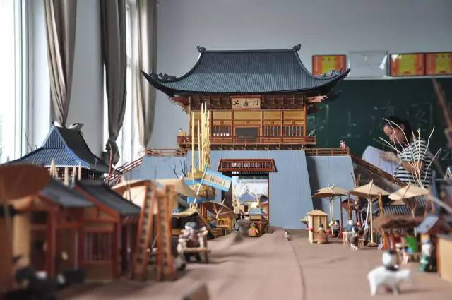 《清明上河图》复原模型制作——《建筑模型制作》课程作业展示 《清明上河图》复原模型制作——《建筑模型制作》课程作业展示
