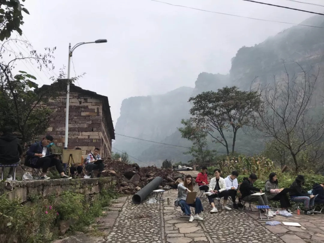 易斯顿美术学院外籍专家的太行之旅 易斯顿美术学院外籍专家的太行之旅